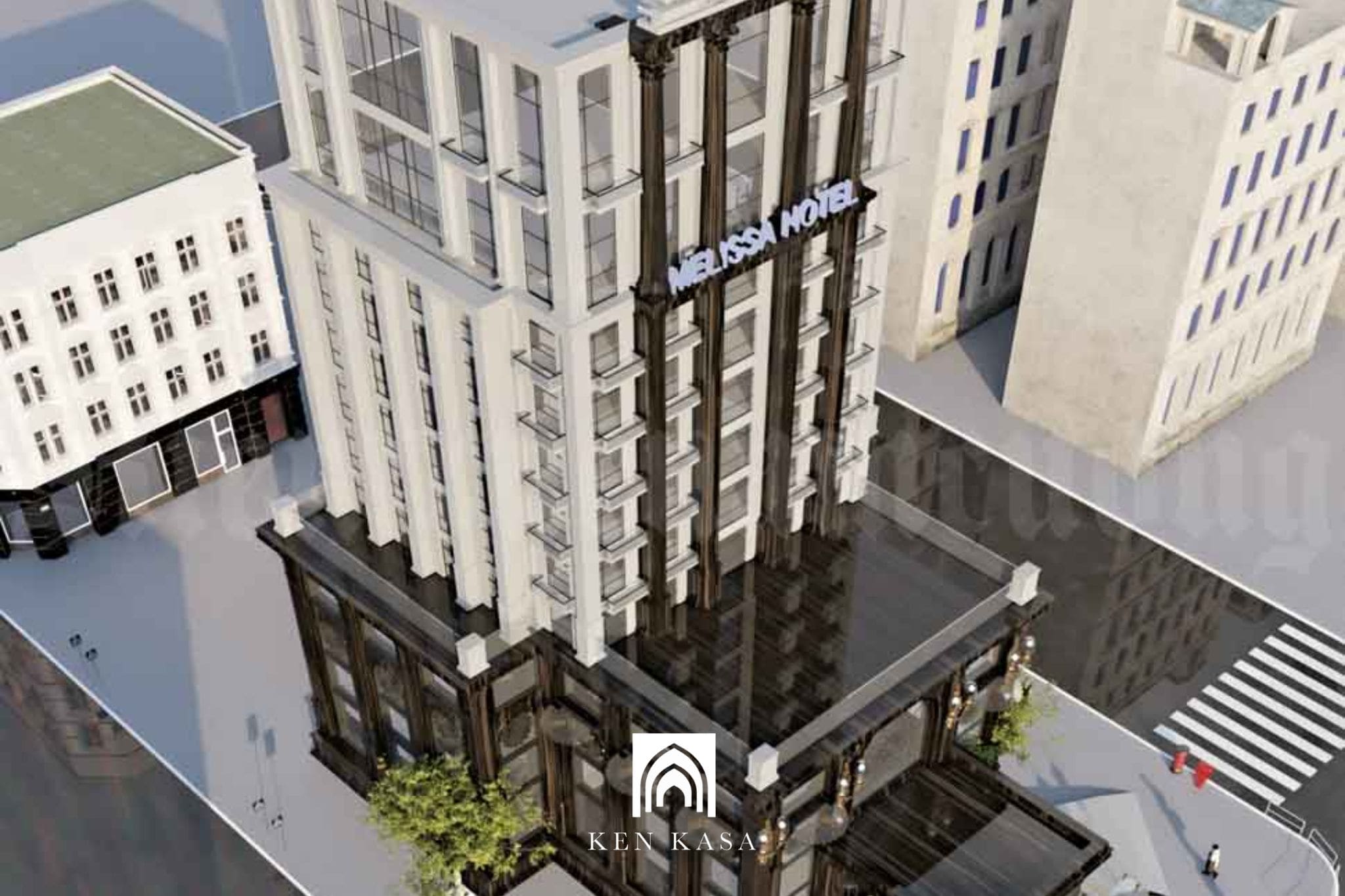 mẫu thiết kế kh&aacute;ch sạn t&acirc;n cổ điển 3 sao